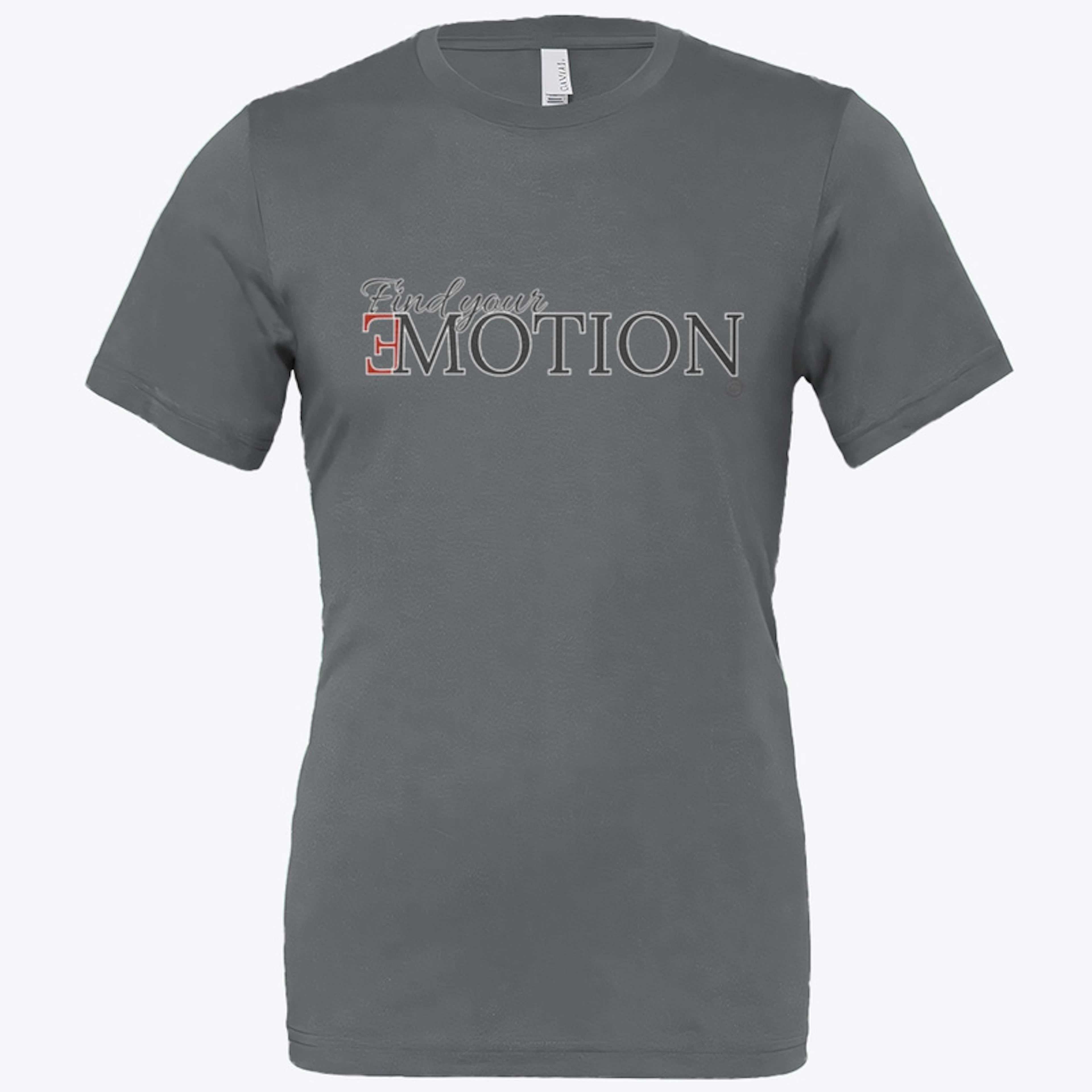 Find your motion grey tee