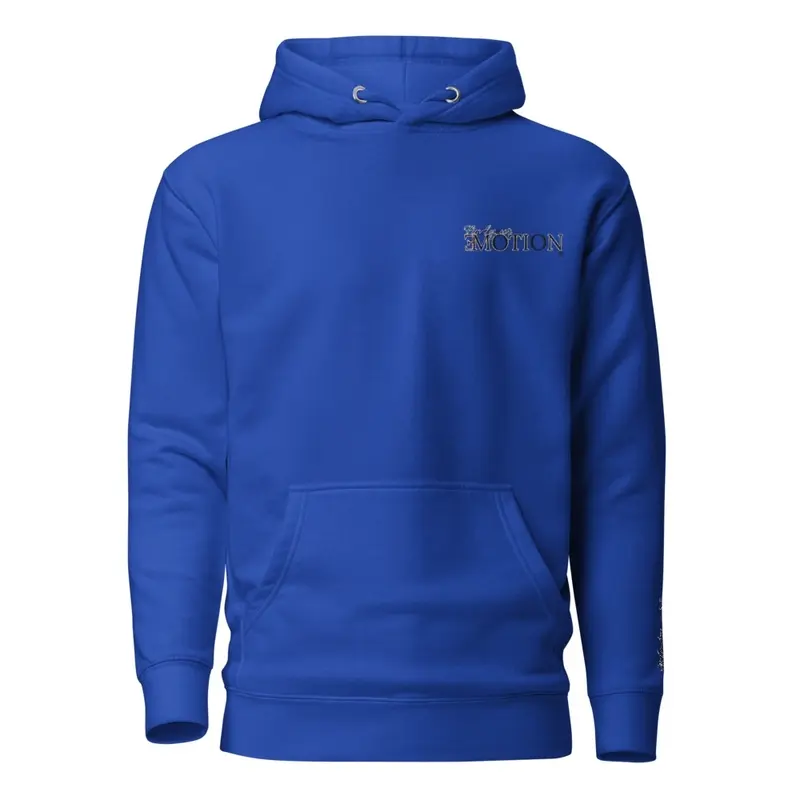 Find your motion blue stitch hoodie