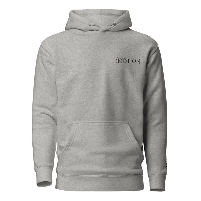 Find your motion grey stitch hoodie